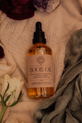 Nourishing boob oil for skin firmness and hydration