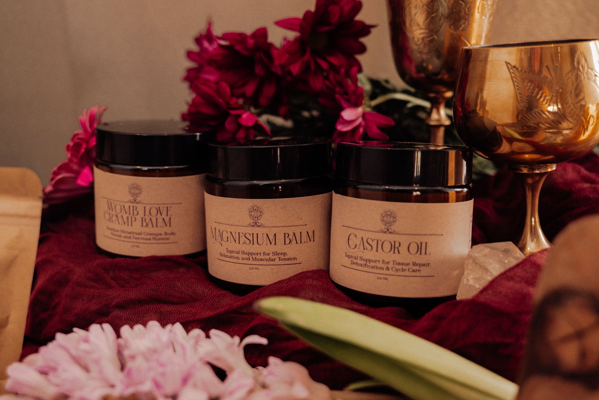 Complete balm kit for relaxation and hormonal wellness