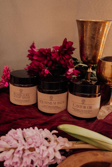 Natural healing balm bundle for body and cycle care