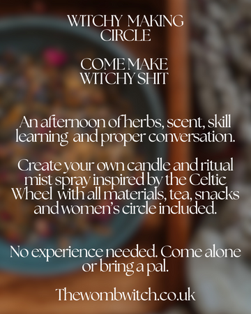 Witchy Making Circle IN PERSON 12th september